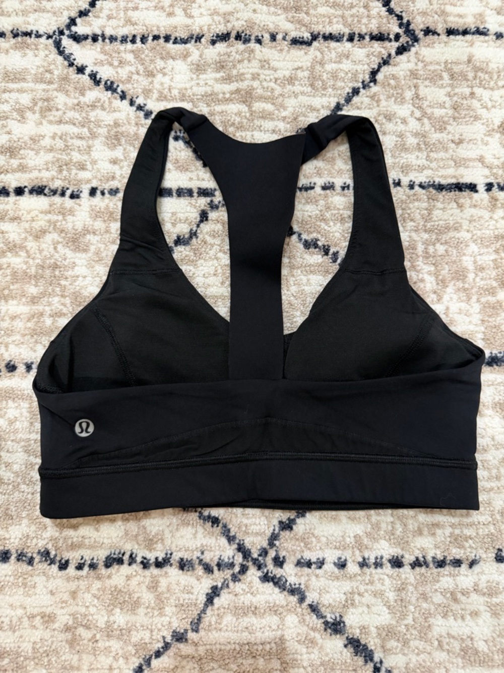 lululemon athletica Black Racerback Sports Bra - Picture 2 of 3
